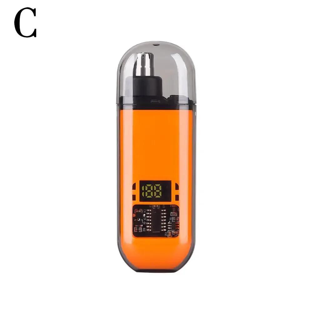 Portable Electric Nose Hair Trimmer USB Charging Nose Ears Hair Eyebrow Trimmer for Men Rechargeable Painless Set
