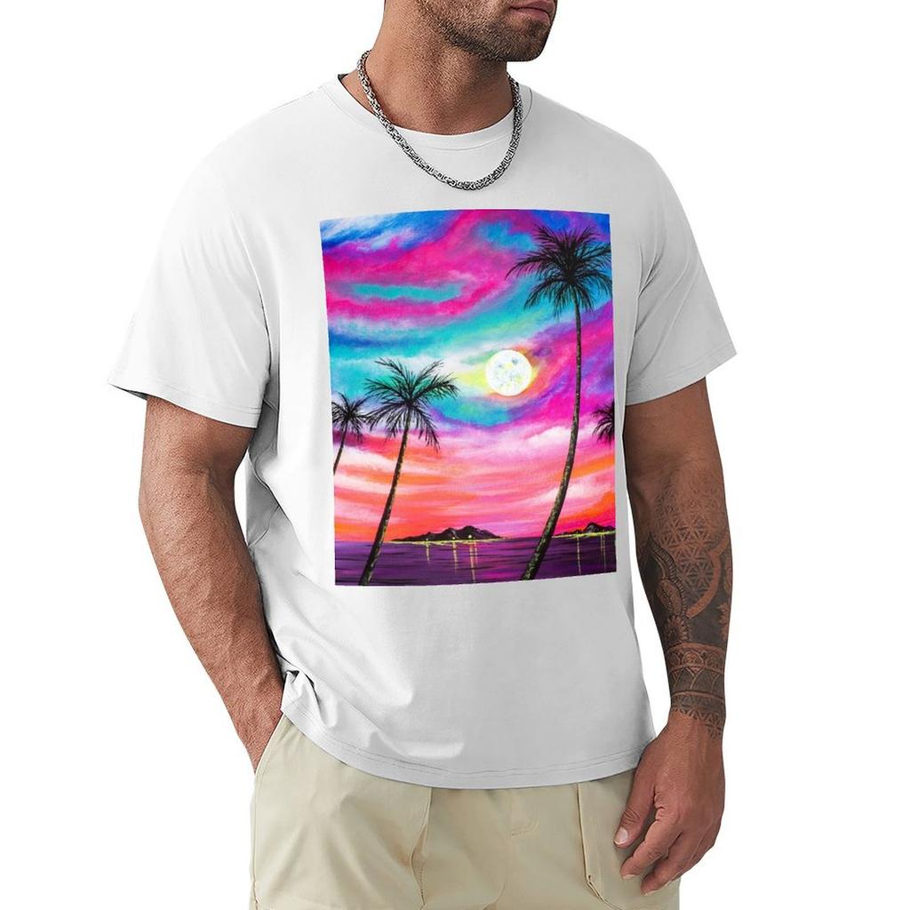 Tropics Tshirt High Elasticity Sports Tee Shirt