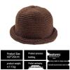 Women's Japanese Retro Rolled Brim Fisherman Hat