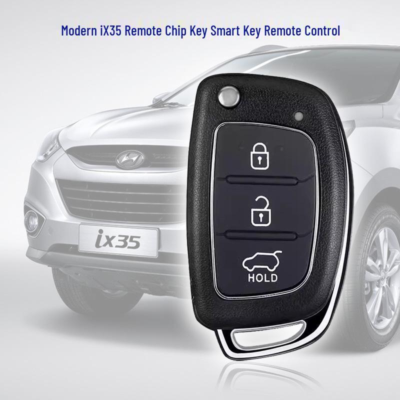3-Button Hyundai Folding Remote Key with 433MHz ID46 Chip