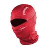 Letter Print Full Face Mask Red Heart Pattern Hood Cover Balaclava Hat  Sun Protection