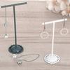 3Pcs/Set Metal Earrings Display Stand T-Shaped Necklace Organizer Rack  Counter