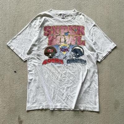 Vintage 1994 Superbowl 49ers Vs Chargers T-Shirt Size XL
