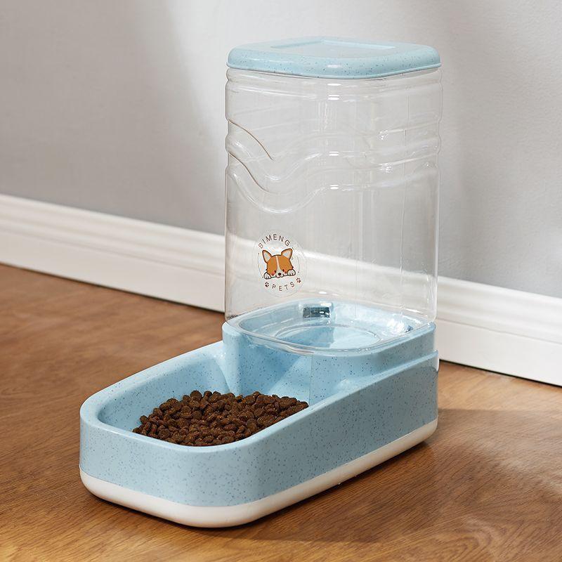 Large Capacity Automatic Pet Feeder and Water Dispenser for Dogs and Cats
