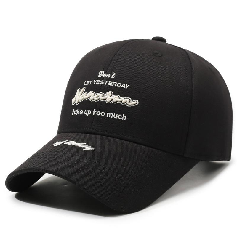 Outdoor Unisex Spring Summer Sun Hat Letter Embroidery Sunscreen Baseball Cap