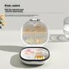 Baicaoyuan Portable Pill Organizer, Weekly Pill Box, Seven-Day Travel Pill Dispenser, Personal  Organizer, Sealed Moisture-Proof Large Capacity