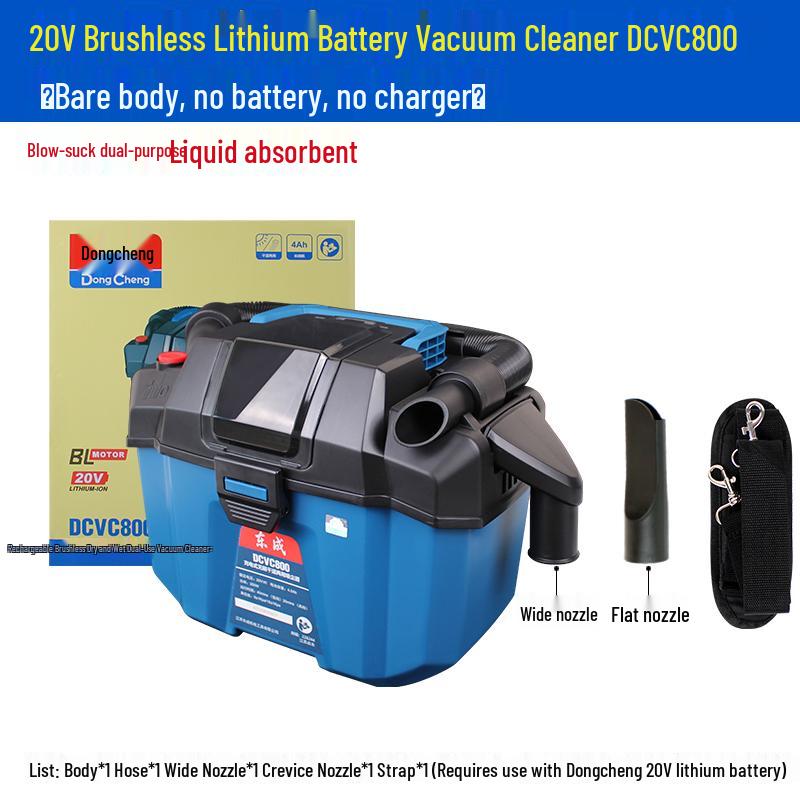 Dongcheng Cordless Handheld Vacuum: High Suction, Brushless for Home & Car