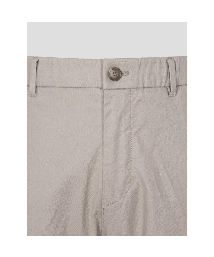 Binpolmen Summer Texture Comfort Fit Chino Pants Beige