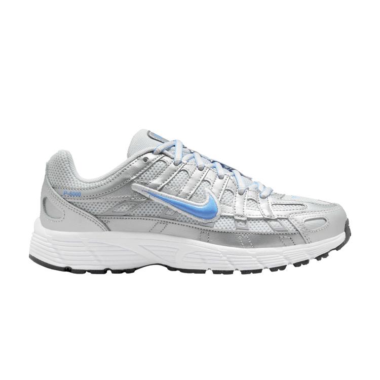 

Nike P-6000 GS Metallic Platinum University Blue Kids Sneakers Silver Pure-Platinum Metallic-Silver HV5064-007 36.5