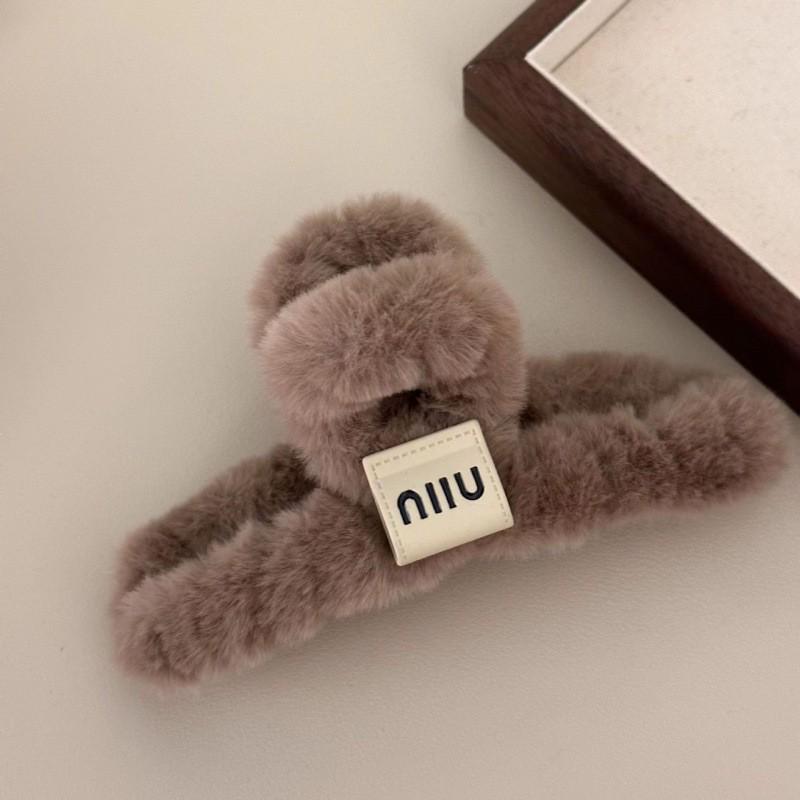 Large Plush Hair Clip: Autumn/Winter Volumizing Shark Clip for Women