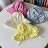 Dopamine Fisherman Hat with Drawstring Sun Protection Hat Summer Ladies Sun Hat  Outdoor