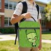 Invaders Zims Gir Cartoon Insulated Lunch Bag Cooler Bag Reusable,Meal Container Large Lunch Box Tote Food Storage Bags Picnic