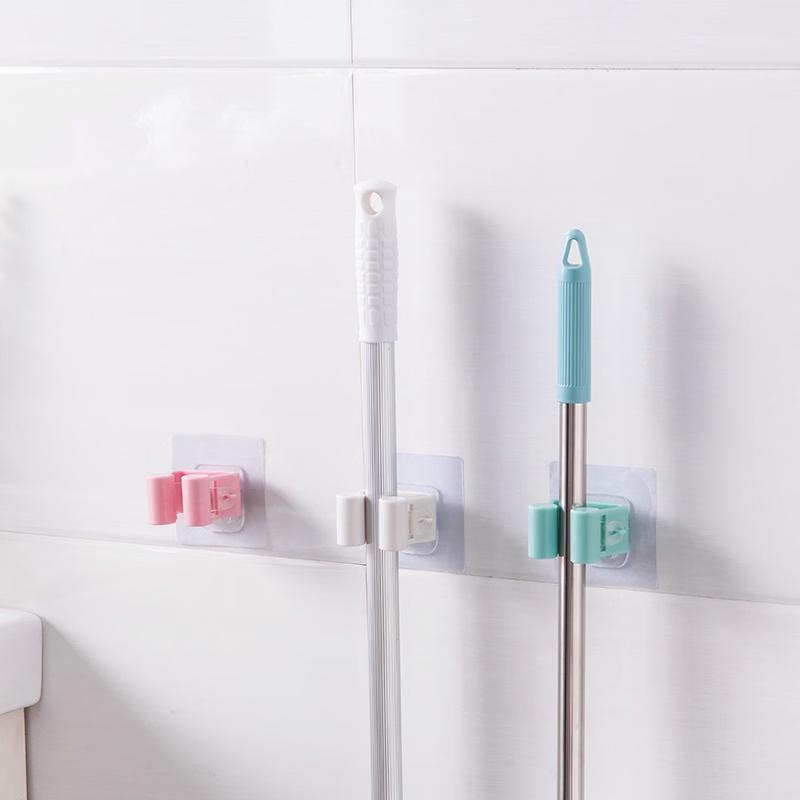 Adhesive Broom and Mop Holder