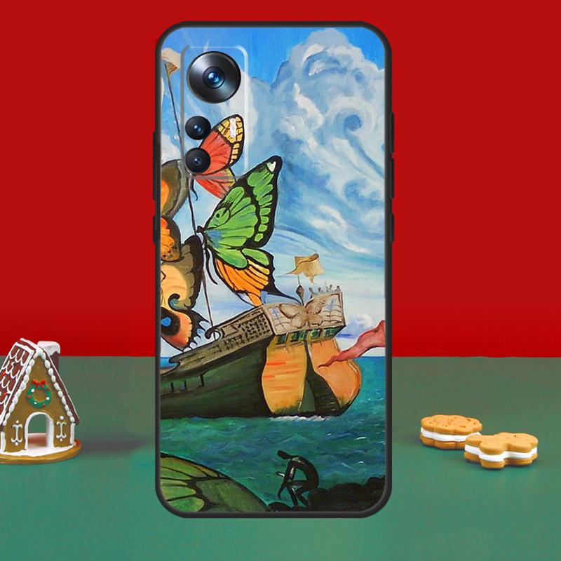 Salvador Dali Art Case For Xiaomi 15T 14T 13T Pro 17 14 15 Ultra Cover For POCO F8 Ultra F7 F6 F5 X5 X6 X7 Pro