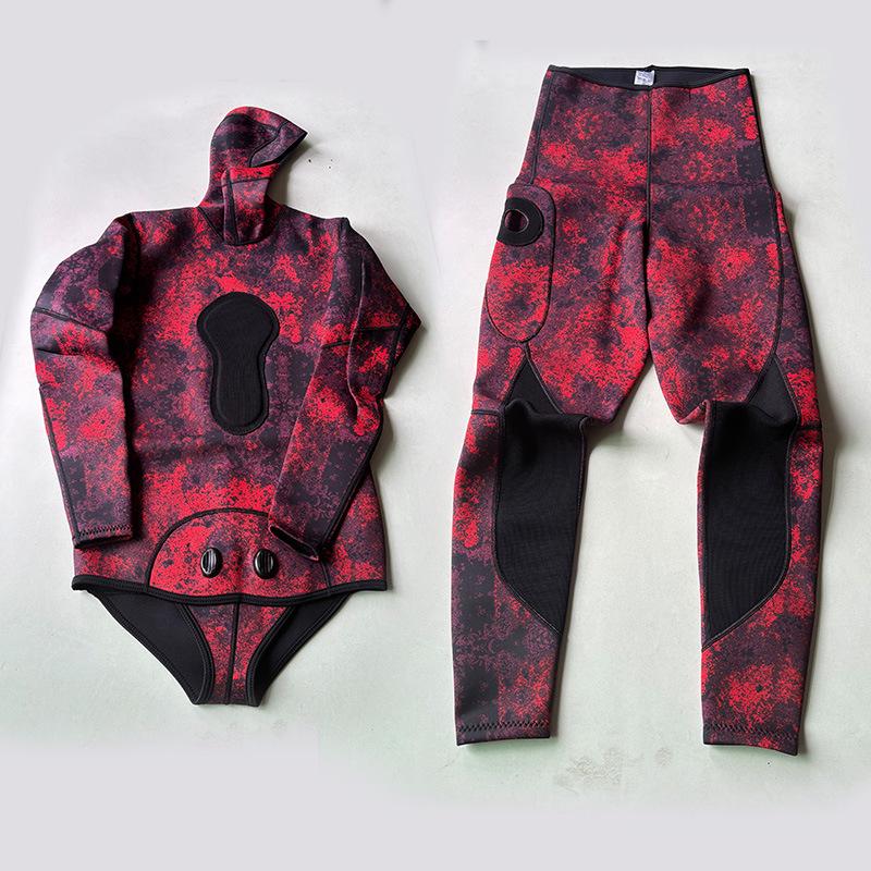 Muta da Sub Uomo in Neoprene 1.5MM Mimetica Due Pezzi