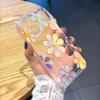 Iridescent Flowers with Gold Vines Lucency Phone Case for IPhone 14 15 16 13 12 11 17 Pro Max 12 13 Mini Soft Cover