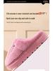 Men's Plus Size Non-Slip Plush Cotton Slippers - New Style 2025, Thick Sole, Indoor/Outdoor Use, Warm for Autumn/Winter.
