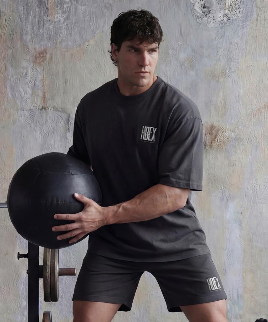 HDEX Crack Printed Short Sleeve (Charcoal)
