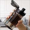 550ML Space-Themed Water Bottle with Anti-Slip Lid & Handle - Durable Plastic, Leak-Proof Design for Outdoor Sports, Camping