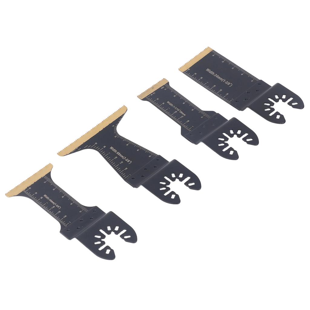 6 ks Oscilačních pilových listů Univerzální Rychloupínací Sada Nástrojového Příslušenství na Dřevo Kov Plast