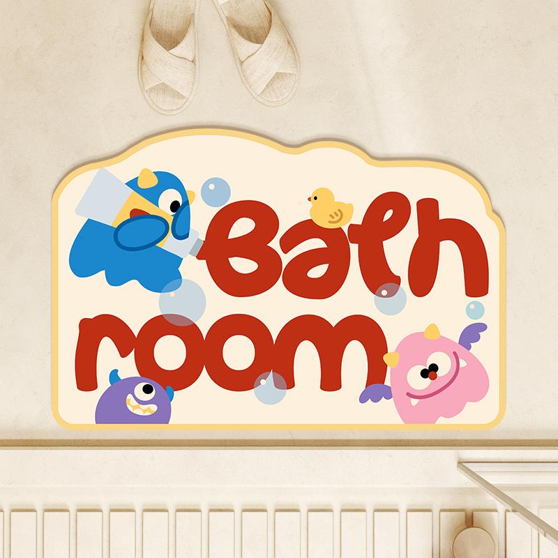 Water absorbing, anti slip, diatomaceous earth, wear-resistant shower room cushion, dirt resistant, easy to take care of feet