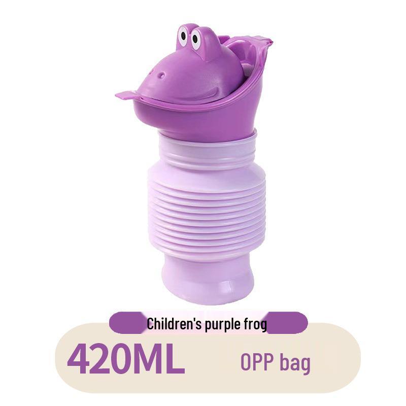 Orinal Portátil de Coche de Dibujos Animados para Niños - Inodoro de Viaje de Emergencia