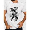 The Jam 100 Club 1977 Punk T-Shirt - Iconic British Tee with 1977 Print, Round Neck Casual Shirt for Punk Music Fans & Vintage Style