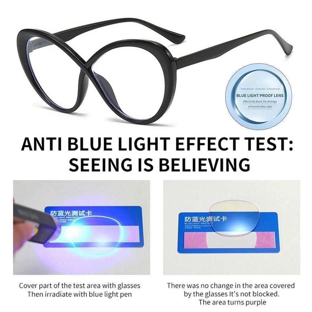 Blue Ray Blocking Anti-Blue Light Reading Glasses Eye Protection Portable Hyperopia Glasses Vintage Ultralight