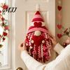 DIY-Weihnachtsdekorationen Saisonale Häkel-Türhänger-Sets, 3D-Zwerg-Strick-Aufhänger Handgemachte Bastelarbeiten, Anfänger-Schmuck für Weihnachten Halloween Ostern