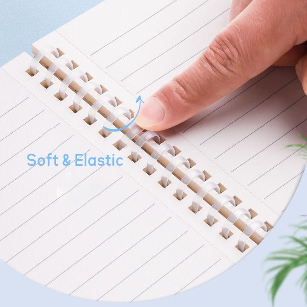 60Sheets/Book Perforated Pages Notepad Color Hand Account Book High Quality Spiral Notebooks Gift