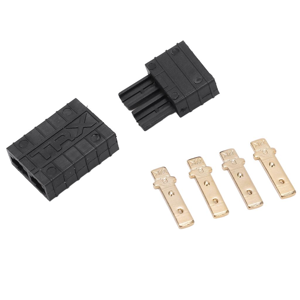 RC Plane Connectors Male Female Pair Reusable RC Adapter Strong Toughness Plastic RC Adapter Plugs for Aircraft Models