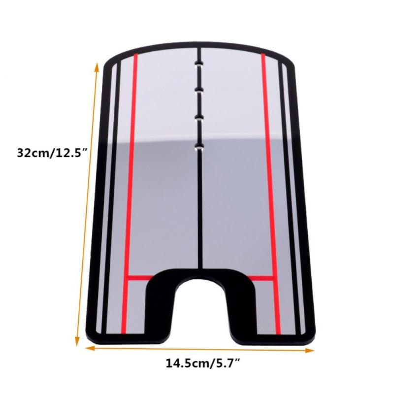Golf Swing Straight Practice Golf Putting Mirror Alignment Training Aid