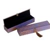 Linen Tassel Jewelry Box Chinese Style Ring Gift Box Vintage Jewelry Packaging Box  Wedding