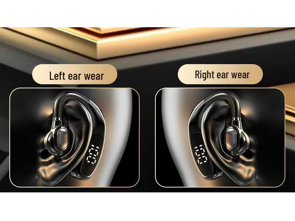 2025 Wireless Bluetooth Single Ear Hook Headphones for Driving, Compatible with Huawei, Vivo, Apple, Oppo, and Xiaomi