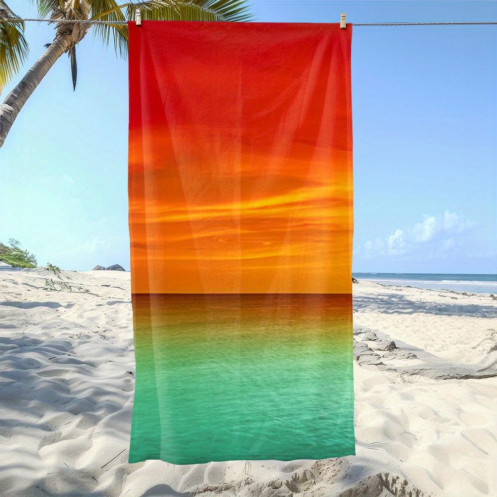 

Extra Large Quick Dry Digital Printed Towel, Lightweight for Swimming Pool Beach Travel Camping W30*H60(CM)