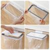 Removable Cabinet Door Garbage Bag Holder With Lid Trash High Strength Plastic Storage Rack For Indoor and Outdoor Use