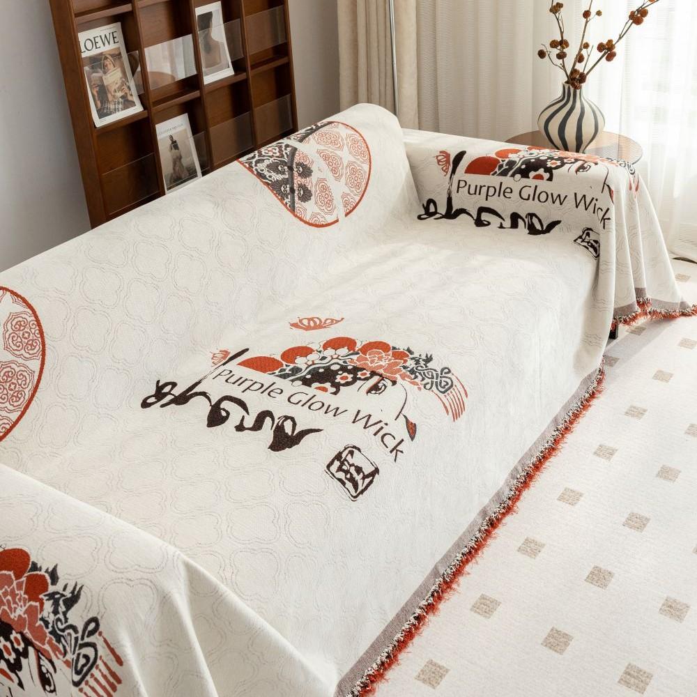 Cool Feeling Living Room Sofa Mat Throw Blankets  Beijing Opera Camping Picnic Blanket Cover Sofa Cover