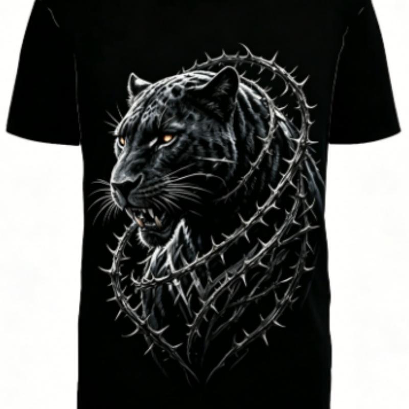 

Round neck short-sleeved T-shirt top, comfortable and breathable fabric, casual and sports style S