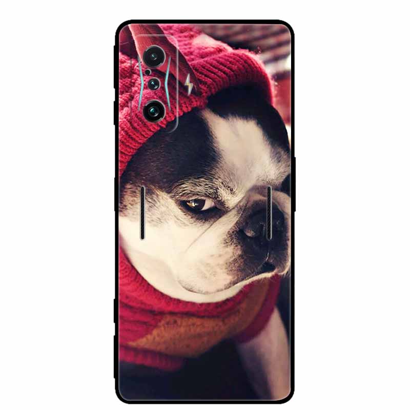 

For Poco F4 GT Case Black Bumper TPU Soft Silicone Wolf Lion Cover for Xiaomi Poco F4 GT 5G Phone Cases Shockproof Coque 6.67 Poco F4 GT