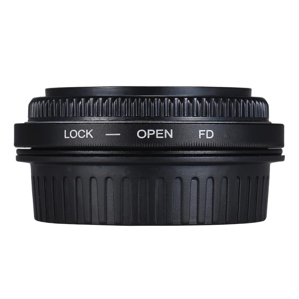 FD  Lens Mount Adapter Camera Lens Adapter Ring with Optical Glass Focus Infinity FD Lens to  EF Mount Body for Canon