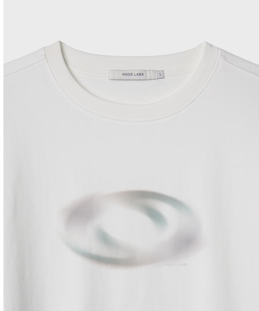 NODE LABS Dev:11 Vibration Graphic Short Sleeve T-Shirt_White