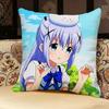 Anime Chino K-Kafu Pillow Case Pillowcase, Double-Sided Printed, Sofa Cushion, Bedroom Headboard Pillow