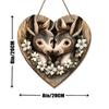 2D Flat Wooden Hanging Decorative Signs, Family Wall or Door Decoration, Garden Decoration, Housewarming Gifts for Friends