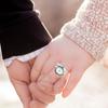 Stainless Steel Link Ring Watch Unisex Analog Fashion Accessory Lightweight Alloy Case Battery Operated Casual Use