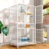 Compact Multi-Layer Indoor Cat Cage and Nest House