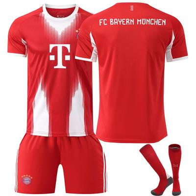 2025-26 Bayern Casa #25 MÜLLER Conjunto de Camisa de Treino Esportivo com Meias Adolescentes Crianças Adultos Nome Personalizado Kits de Futebol