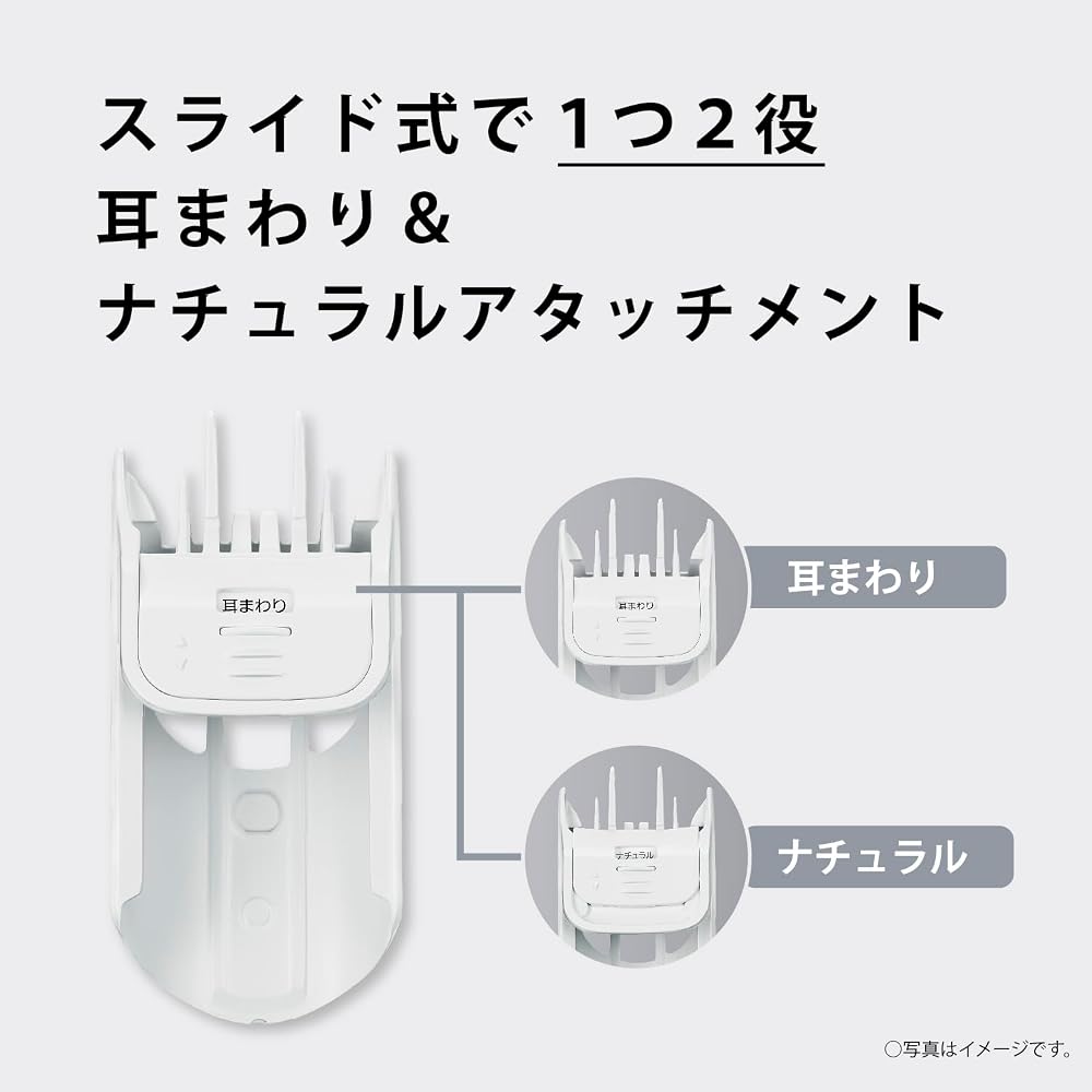 Panasonic ER-NGFJ2-S Hair Clipper Family Type Rechargeable Silver Electric Hair Cutter