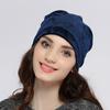 Women's Hat Skullies Beanies Polyester Knitted Hats Beanie Hat Winter Fleece Casual Velvet Women Beanies Hats