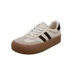 Sports and Leisure Board Shoes 2025 Spring and Autumn Forrest Gump Women's College Style Retro Classic Heightening Sports Little White Shoes