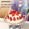 MDNG 12-inch Gold Anti-slip Cake Decorating Turntable